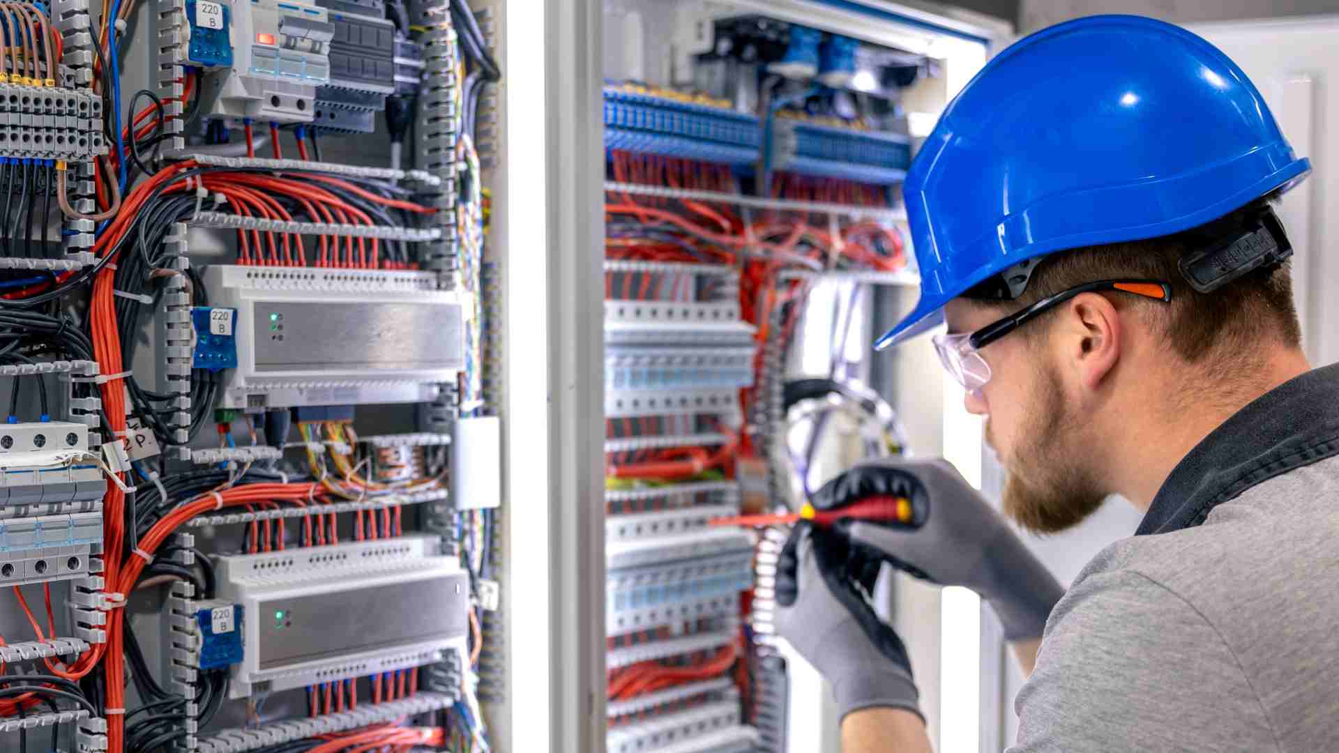 working-switchboard-electricity